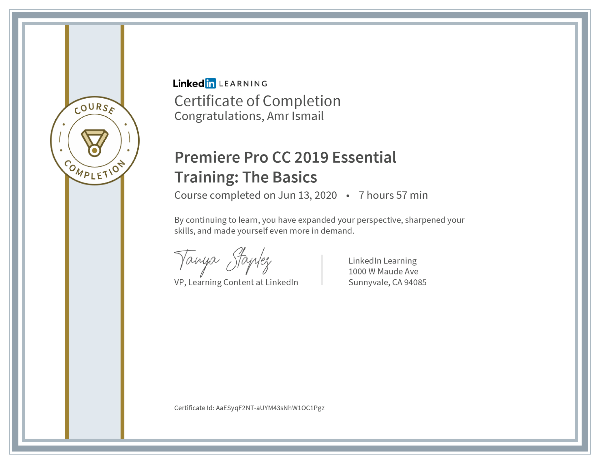 Premiere Pro CC 2019 Essential Training — LinkedIn Learning