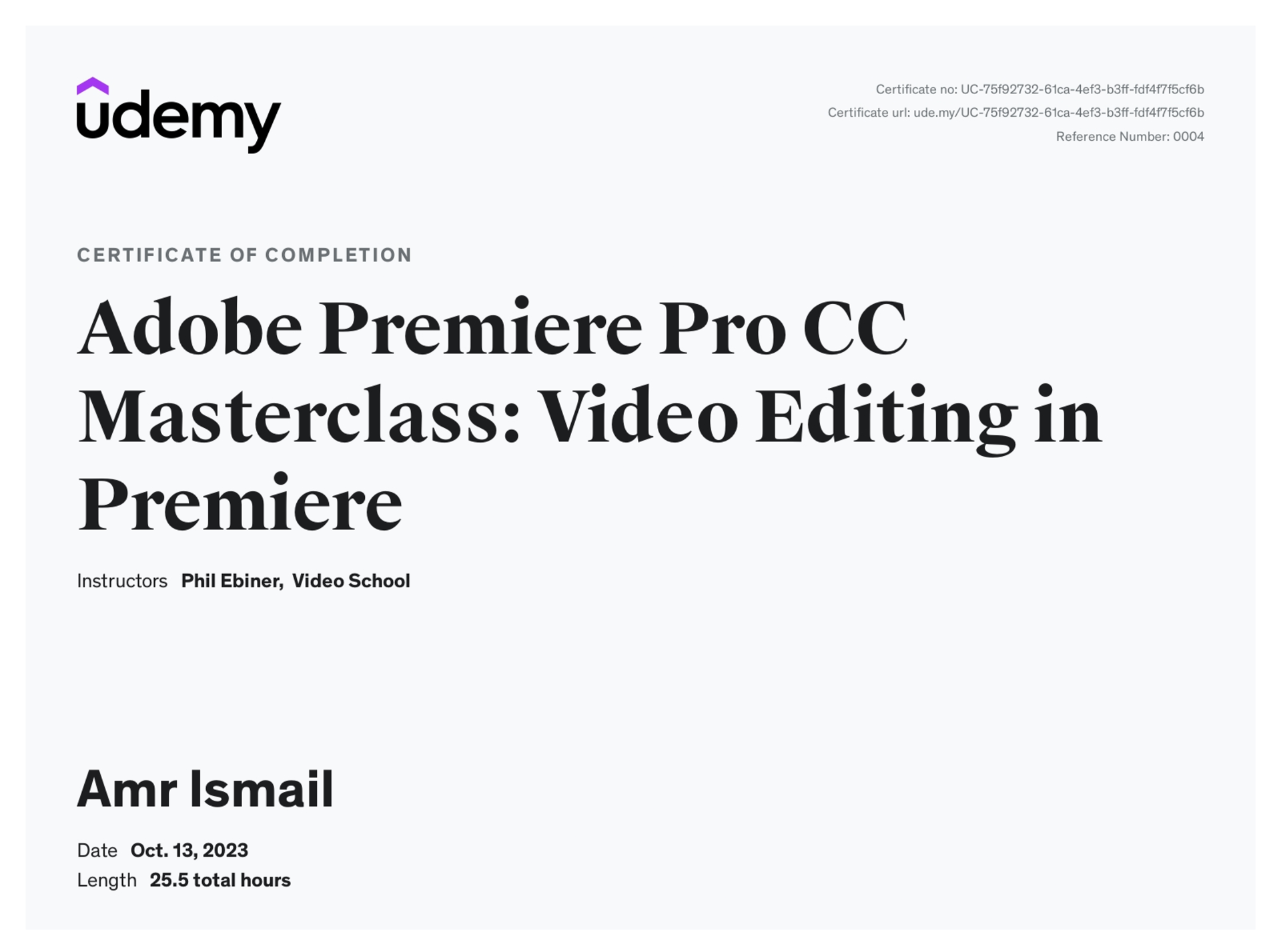 Adobe Premiere Pro CC Masterclass — Udemy